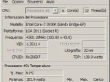 Temperature CPU